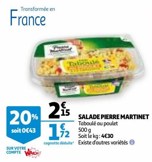 SALADE PIERRE MARTINET