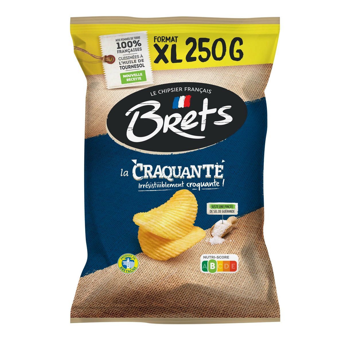 CHIPS LA CRAQUANTE NATURE BRET'S