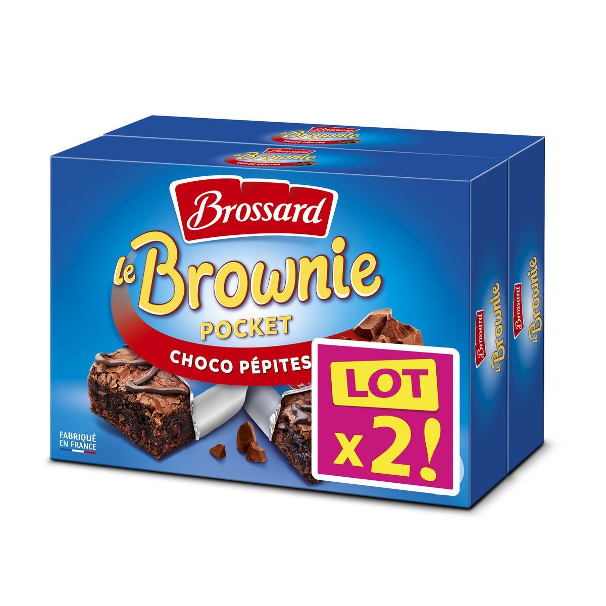 LE BROWNIE POCKET CHOCO PÉPITES BROSSARD