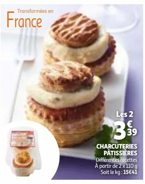 charcuteries pâtissières