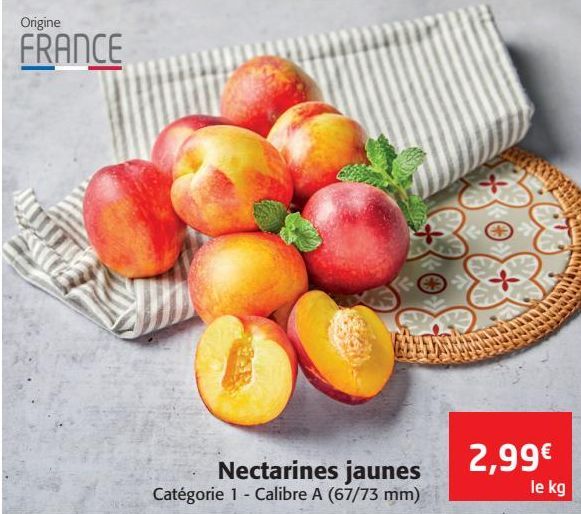 Nectarines jaunes