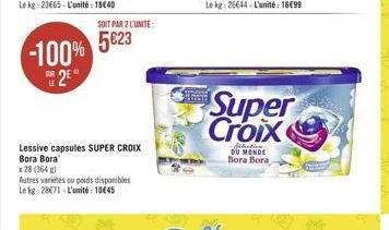 lessive Super Croix