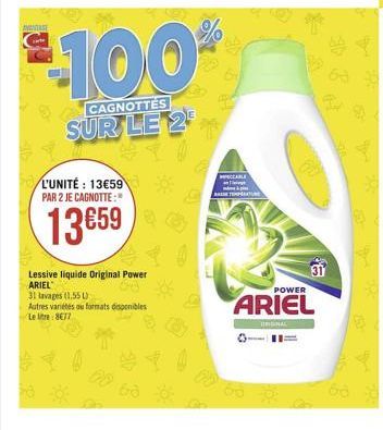 lessive liquide Ariel