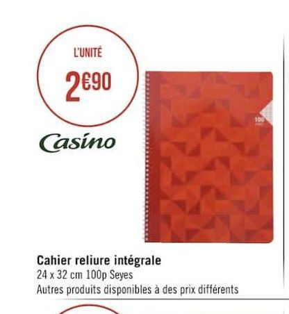 cahiers reliure integrale