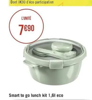 smart to go lunch kit 1.6l eco