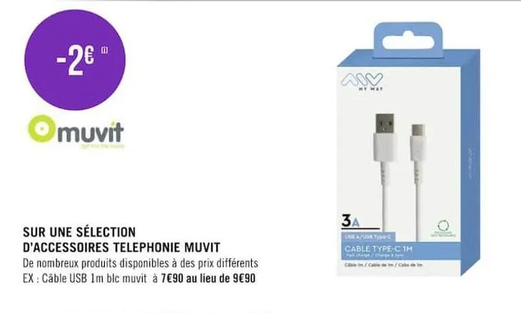 -2 sur une seelction d´accesoires telephonie muvit