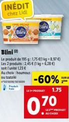 INÉDIT  chez Lidl  Produit fra  MODALE Blini Blini  LE-PRODUCT  0.70  LES PRODUIT ? AU CHOIX  SUR LE