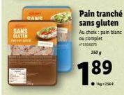 pain sans gluten