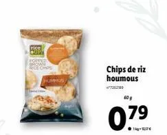 rice cup  fopped brown  cechp  hummus  chips de riz houmous  ²720289  0  60 g