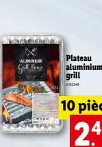 ALUMINIUM  Gull Frums  Plateau aluminium  grill