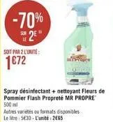 spray désinfectant mr propre