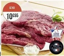 le kg  10 95  viande bovine francis  races  a viande