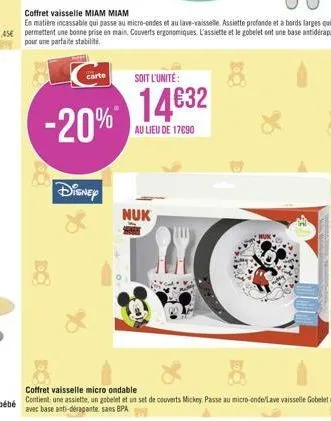 assiette profonde disney