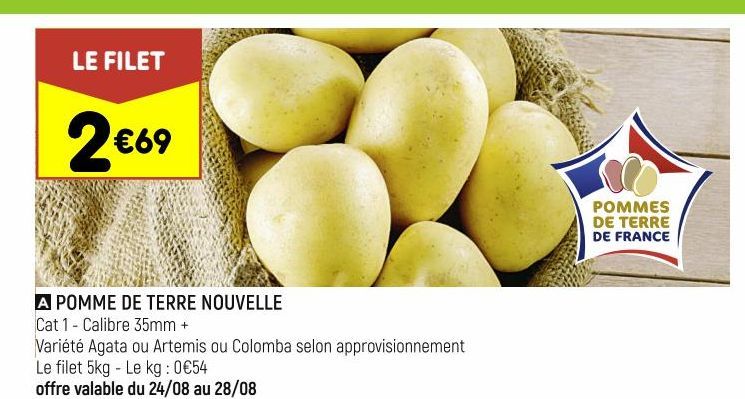 pommes de terre nouvelle