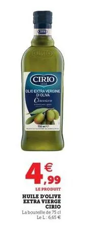 huile d'olive extra vierge cirio