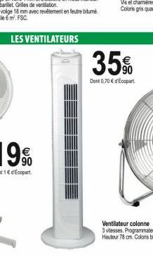 35%  90  Dont 0,70  d'Ecopart