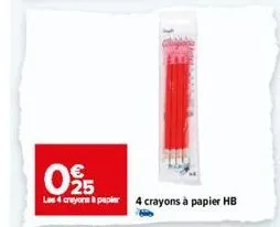 0%  les 4 cryora a pepler 4 crayons à papier hb