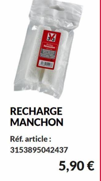 M 313  Aske  RECHARGE MANCHON  Réf. article:  3153895042437  5,90 €  offre sur Les Briconautes