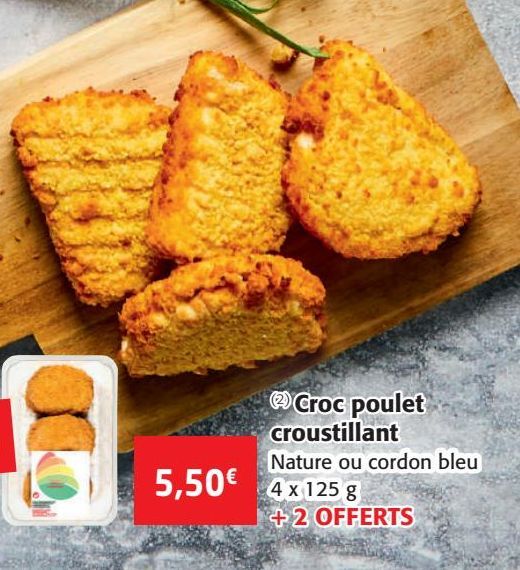 Croc poulet croustillant 