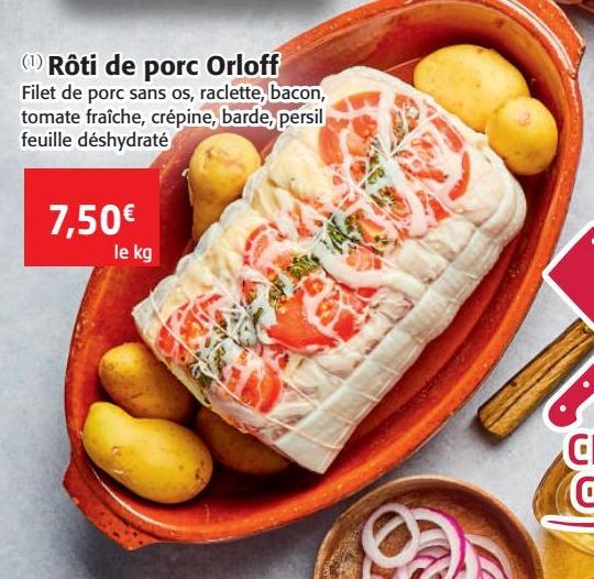 Rôti de porc Orloff 