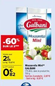 mozzarella Galbani