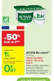 promos Activia