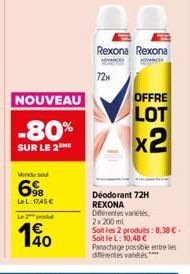 déodorant Rexona