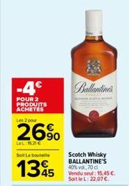 whisky Ballantine's