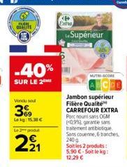 jambon Carrefour