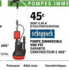 pompe submersible