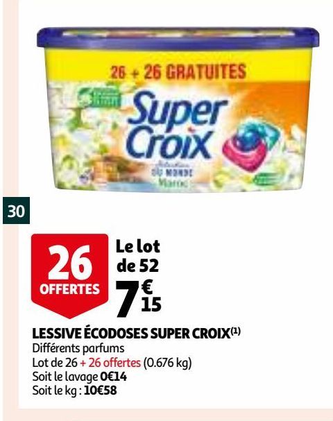 LESSIVE ÉCODOSES SUPER CROIX