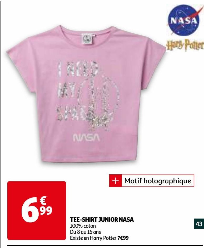 TEE-SHIRT JUNIOR NASA