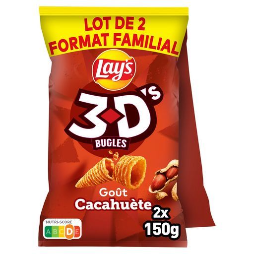 3D'S BUGLES GOÛT CACAHUÈTE LAY'S