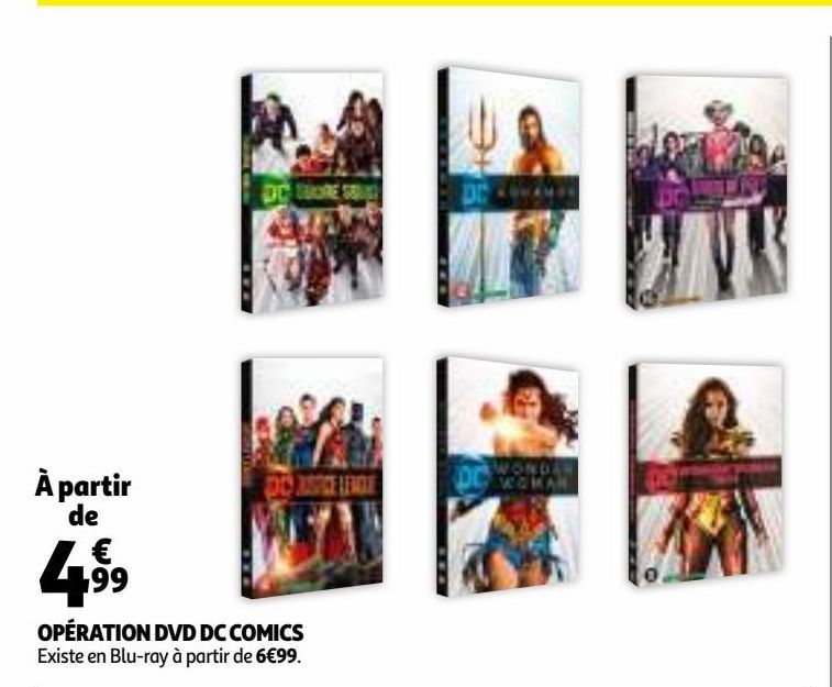 OPÉRATION DVD DC COMICS