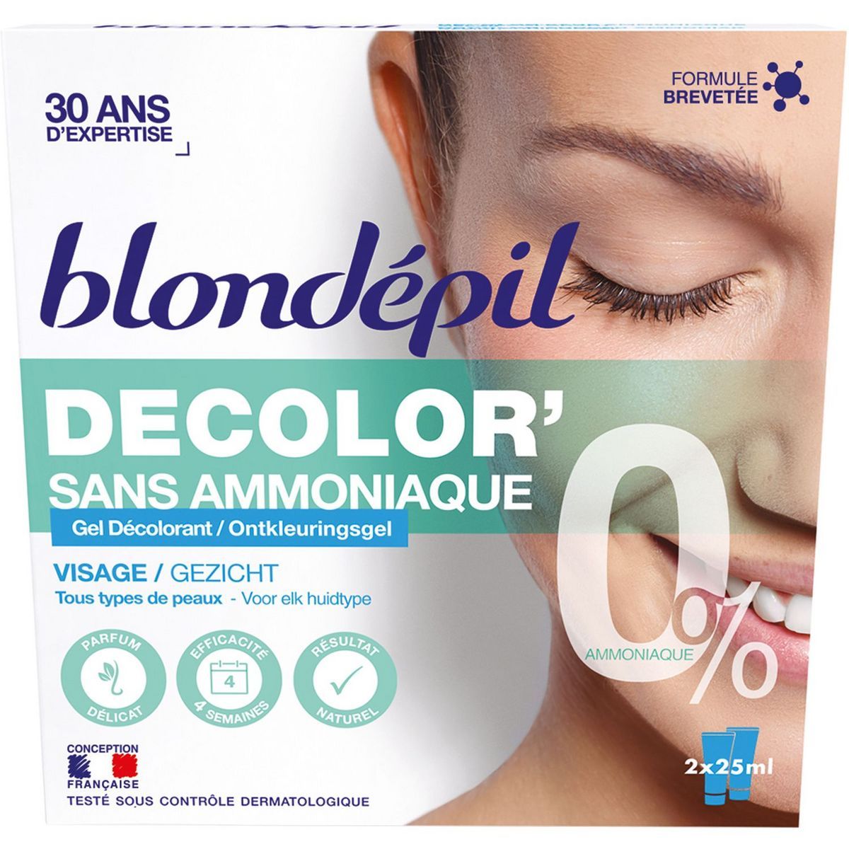 DÉCOLORANT VISAGE BLONDEPIL