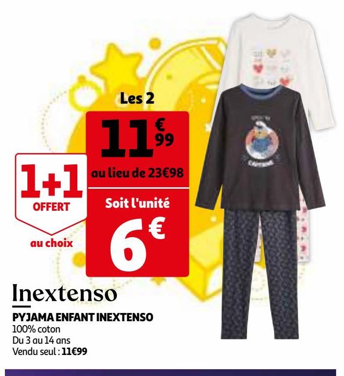 PYJAMA ENFANT INEXTENSO