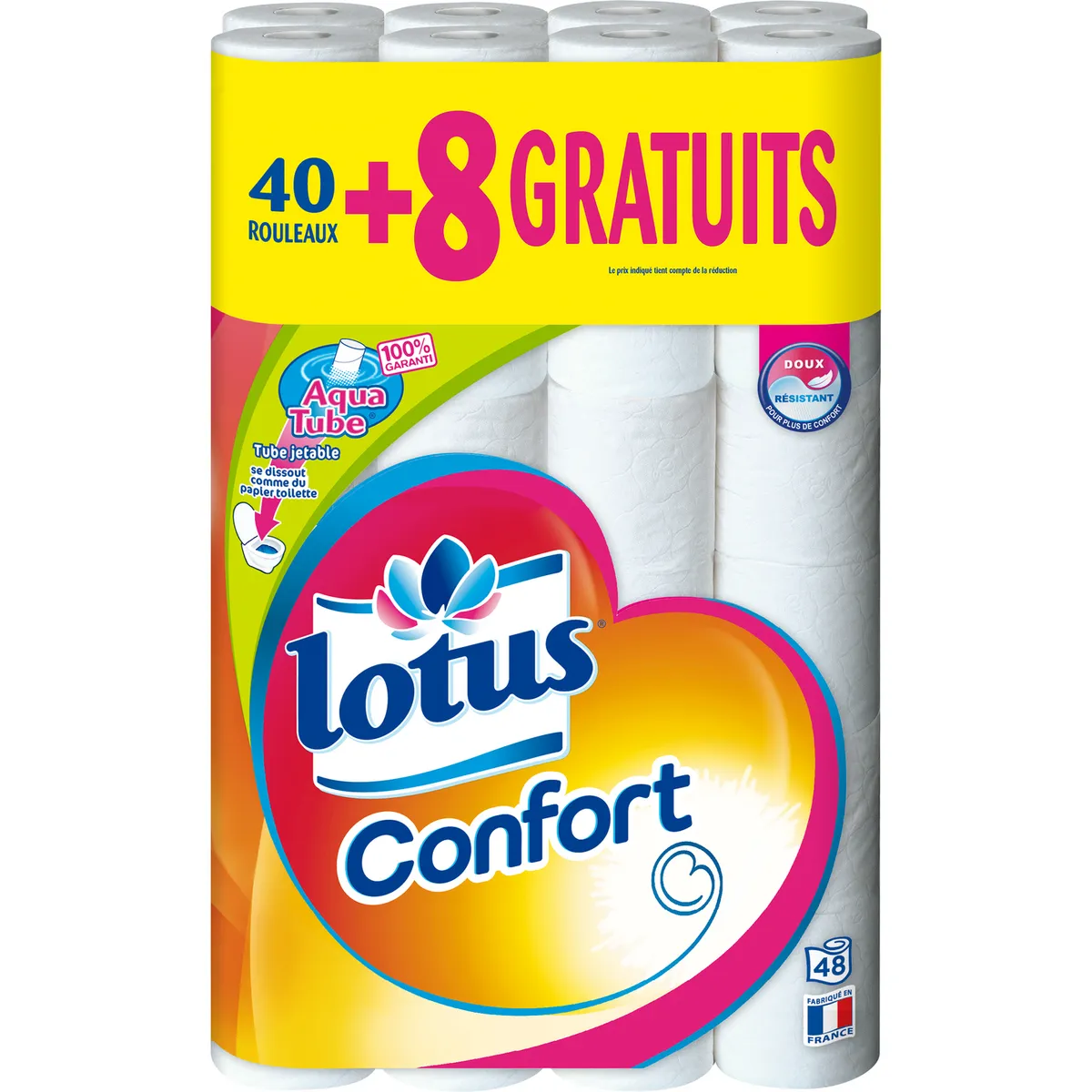 papier toilette lotus confort aquatube
