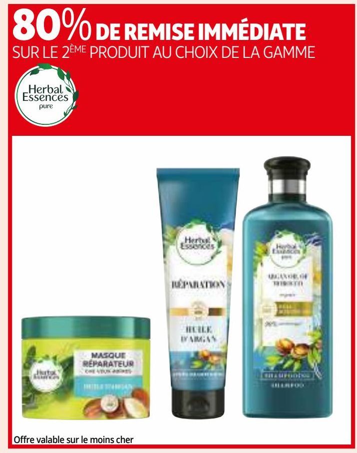 80% DE REMISE IMMÉDIATE SUR LE 2ÈME PRODUIT AU CHOIX DE LA GAMME