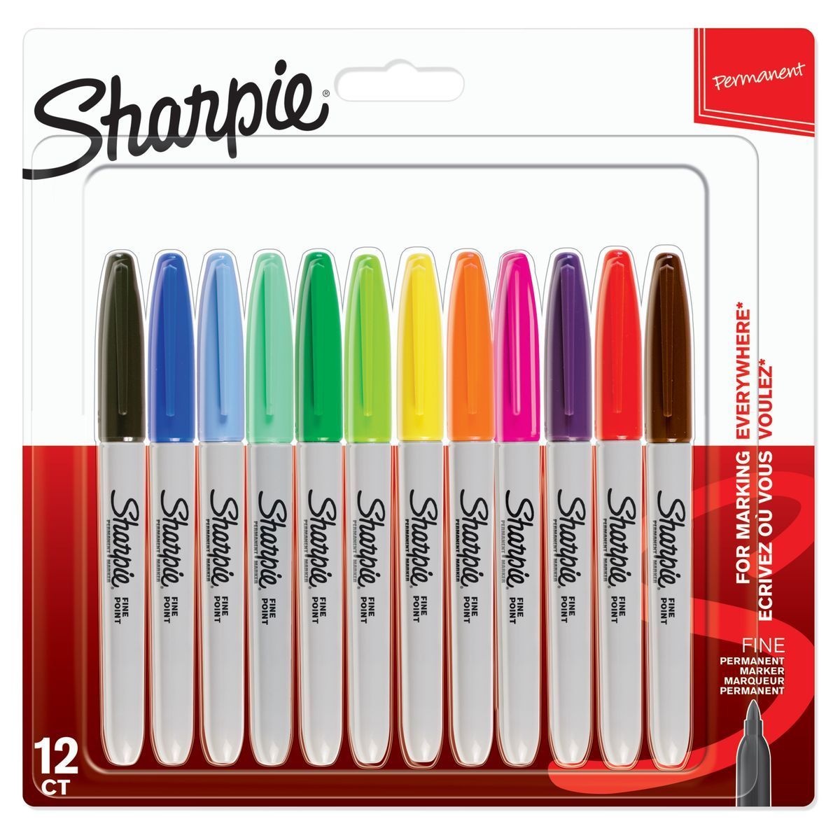 12 MARQUEURS SHARPIE