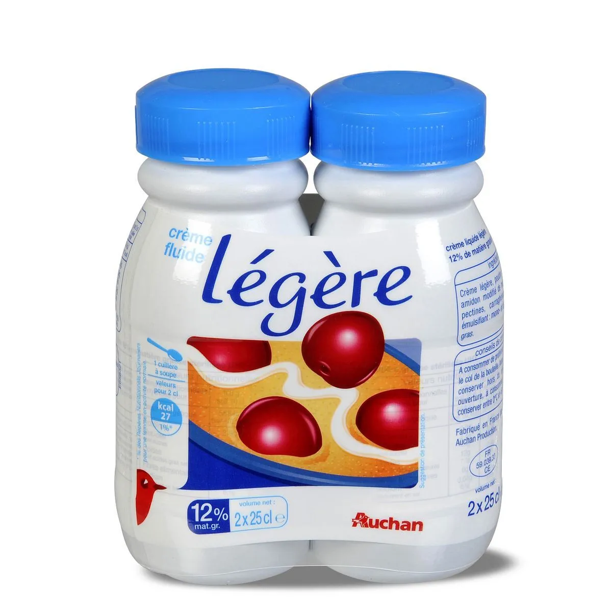crème légère fluide auchan