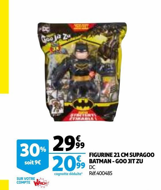 FIGURINE 21 CM SUPAGOO BATMAN - GOO JIT ZU