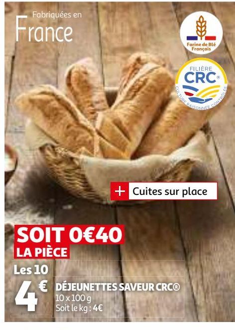 DÉJEUNETTES SAVEUR CRC