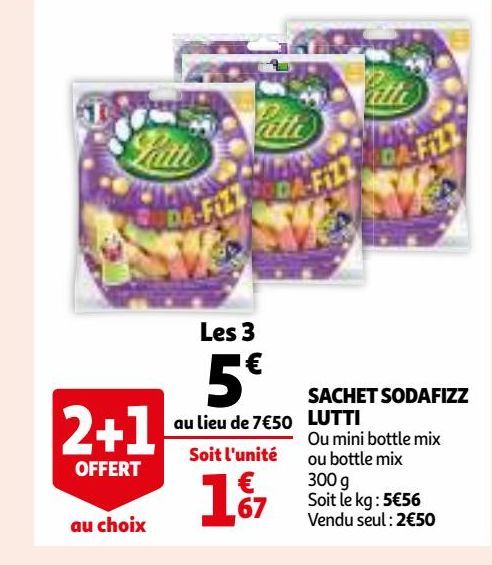 SACHET SODAFIZZ LUTTI