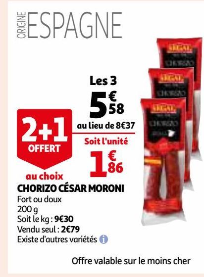 CHORIZO CÉSAR MORONI