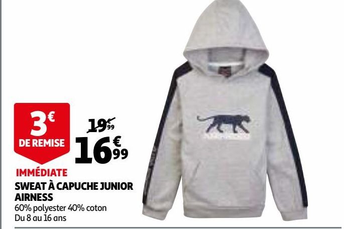 SWEAT À CAPUCHE JUNIOR AIRNESS