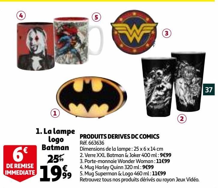 PRODUITS DERIVES DC COMICS