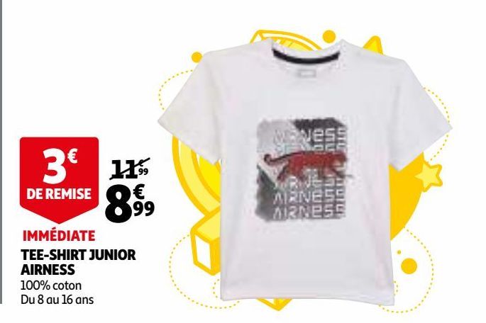 TEE-SHIRT JUNIOR AIRNESS