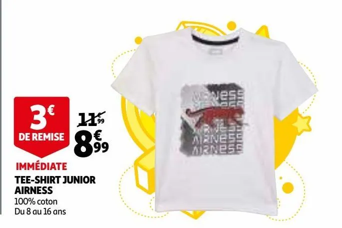 tee-shirt junior airness