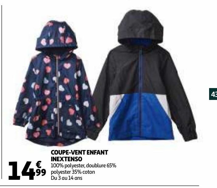 COUPE-VENT ENFANT INEXTENSO 