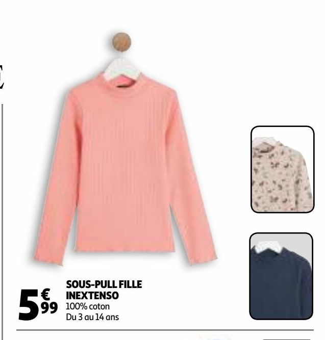 SOUS-PULL FILLE INEXTENSO 